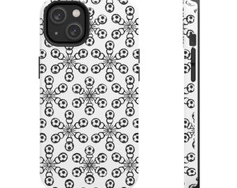 Stealth Soccer Pattern Phone Case | Abstract Optical Art