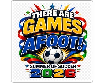 There Are Games Afoot 2026 kiss-cut stickers