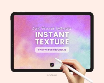 Watercolor Texture Procreate canvas, cold pressed watercolor, realistic DIGITAL canvas