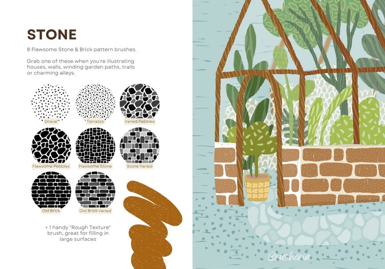 Flawsome Pattern Brushes for Procreate Imperfect Patterns - Etsy