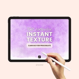 Salt Watercolor Procreate canvas, realistic watercolor Texture, DIGITAL canvas