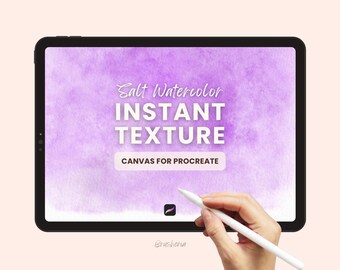 Salt Watercolor Procreate canvas, realistic watercolor Texture, DIGITAL canvas