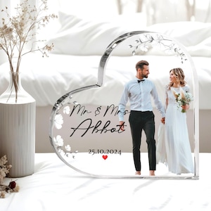 Personalised Engagement Gift, Engaged Gift, Engagement Keepsake Gift, Special Date Gift, Frosted Acrylic, Special Date Keepsake