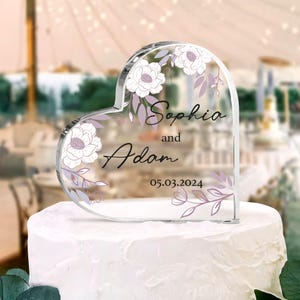 Infinite Love Personalized Wedding Cake Topper, Personalized Wedding Decor, Custom Cake Toppers, Wedding Sign, Wedding Cake Topper