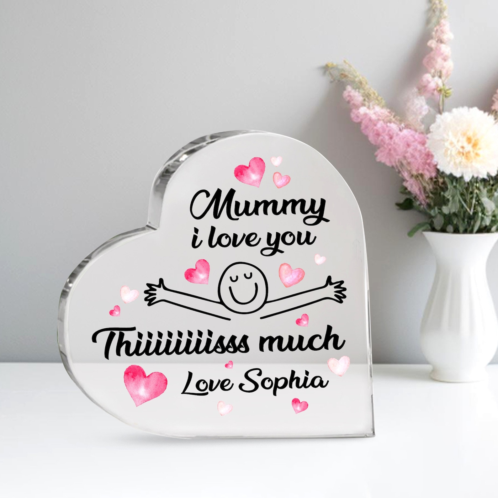 Personalized First Mom, Now Grandma Acrylic Block, Custom Birth Month ...