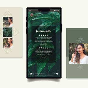 Pu&ograve; includere: Uno schermo di telefono cellulare verde e bianco che mostra una pagina di testimonianze con recensioni a cinque stelle e testo che dice "Consiglio assolutamente questi servizi. &Egrave; stata un'esperienza fantastica e torner&ograve; sicuramente. Grazie per l'ottimo servizio clienti." e "10/10 consiglierei. Adoro l'azienda e non smetto di parlare dei loro prodotti davvero fantastici a tutti i miei amici e familiari. Grazie."