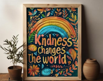 Classroom Posters | Kids Affirmative Printable | Positive Classroom Poster | Therapist Wall Decor | School Psychology | Counseling Poster