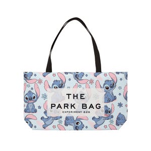 The Park Bag - Stitch & Friends Weekender Tote | Ohana Inspired Travel Tote | Magical Vacation Bag | Marc Jacobs Tote Dupe