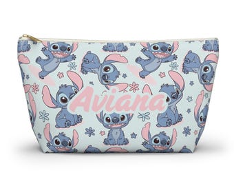 Pochette personnalisée pour accessoires inspirée de Disney - Sac de rangement magique, nom personnalisé, plusieurs tailles