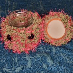 Nuglas, Jr., the Nug Bud Storage Jar (Crochet) MADE TO ORDER