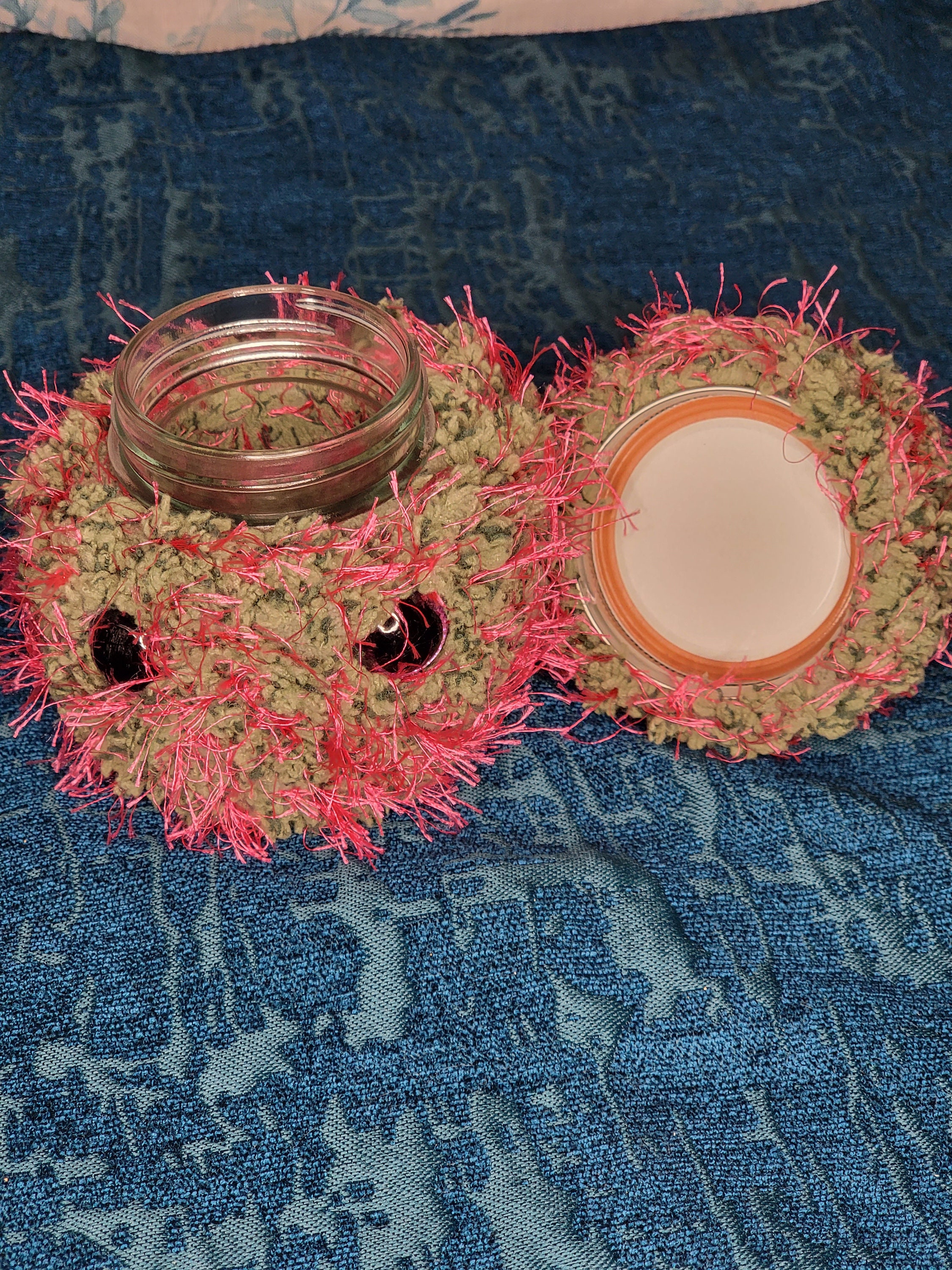 Nuglas, Jr., the Nug Bud Storage Jar (Crochet) MADE TO ORDER