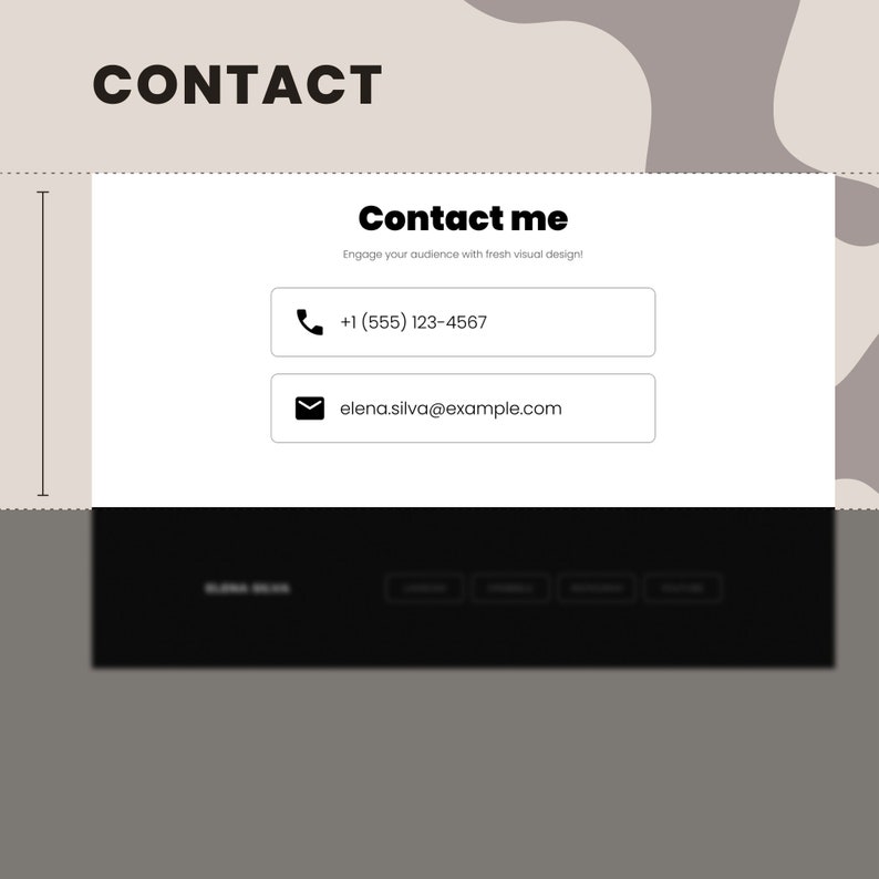 HTML Portfolio Template Etsy HTML Portfolio Template Etsy