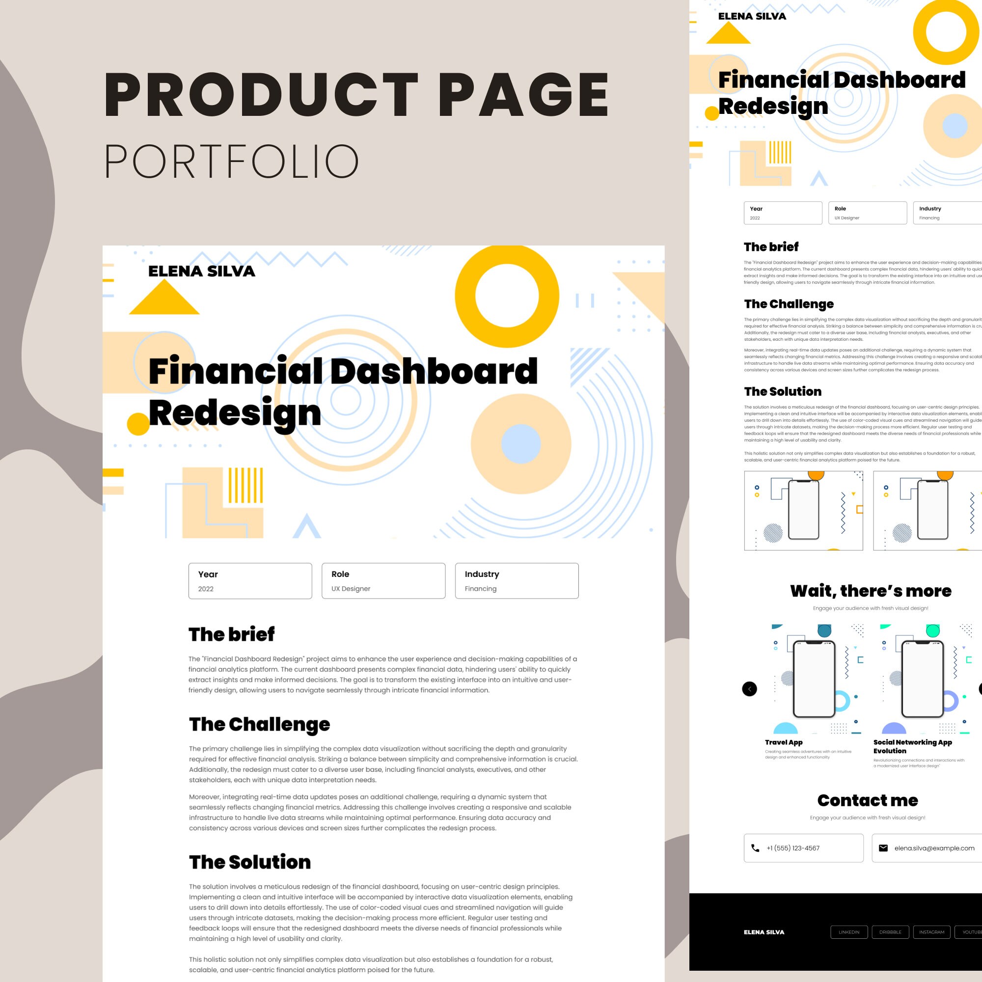 HTML Portfolio Template - Etsy
