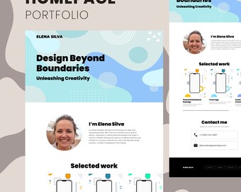 CDA Professional Portfolio Template, Canva Portfolio Template ...