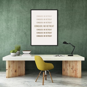 Office Decor, Motivational Decor, Inspirational Poster, Quote Poster, Motivation Wall Art, Motivational Poster, Success Wall Art
