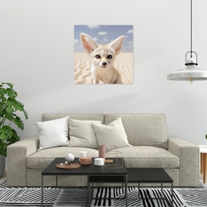 Fennec Fox Poster, Algeria Travel Print, Wall Decor Poster image 7