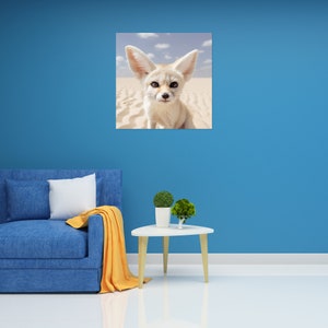 Fennec Fox Poster, Algeria Travel Print, Wall Decor Poster image 8