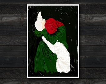 Emotional Palestinian Artwork | Downloadable Poster for a Cause | Art for Palestine