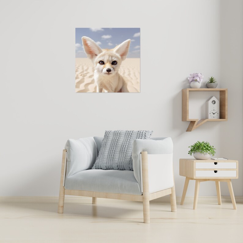 Fennec Fox Poster, Algeria Travel Print, Wall Decor Poster image 5