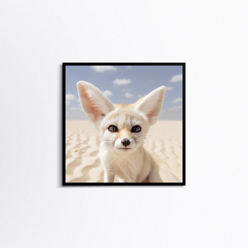 Fennec Fox Poster, Algeria Travel Print, Wall Decor Poster image 9