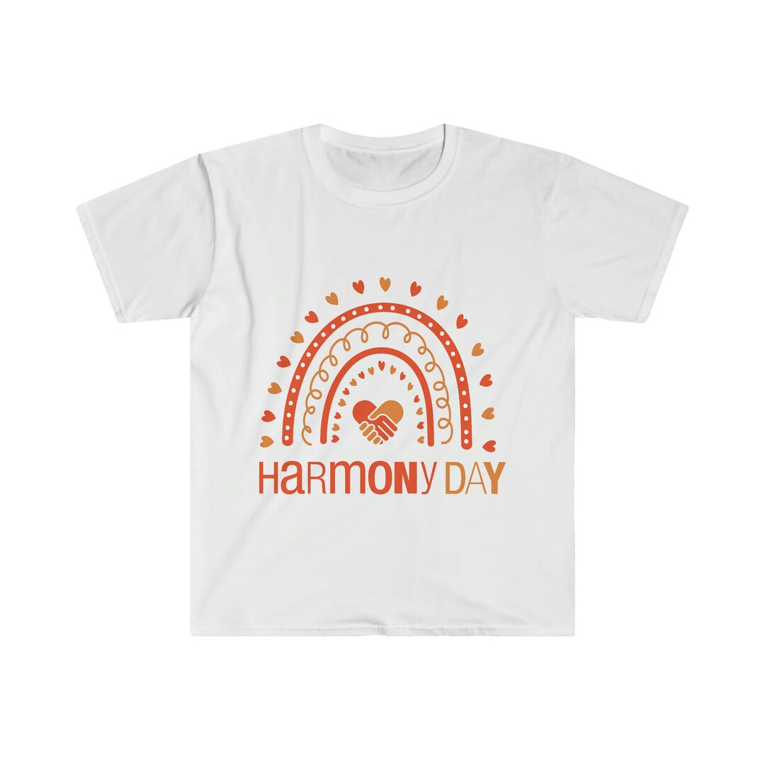 Harmony Day Tshirt Harmony Day Living in Harmony 2 21st Etsy