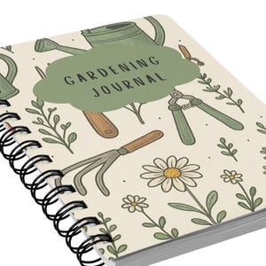 Gardening Journal, Gift for Gardener, Gardening Notebook, Gift for Plant Lover, Crazy Plant Lady, Garden Journal for Plant Mom, Grandma Gift