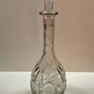 Vintage Cut Crystal Decanter