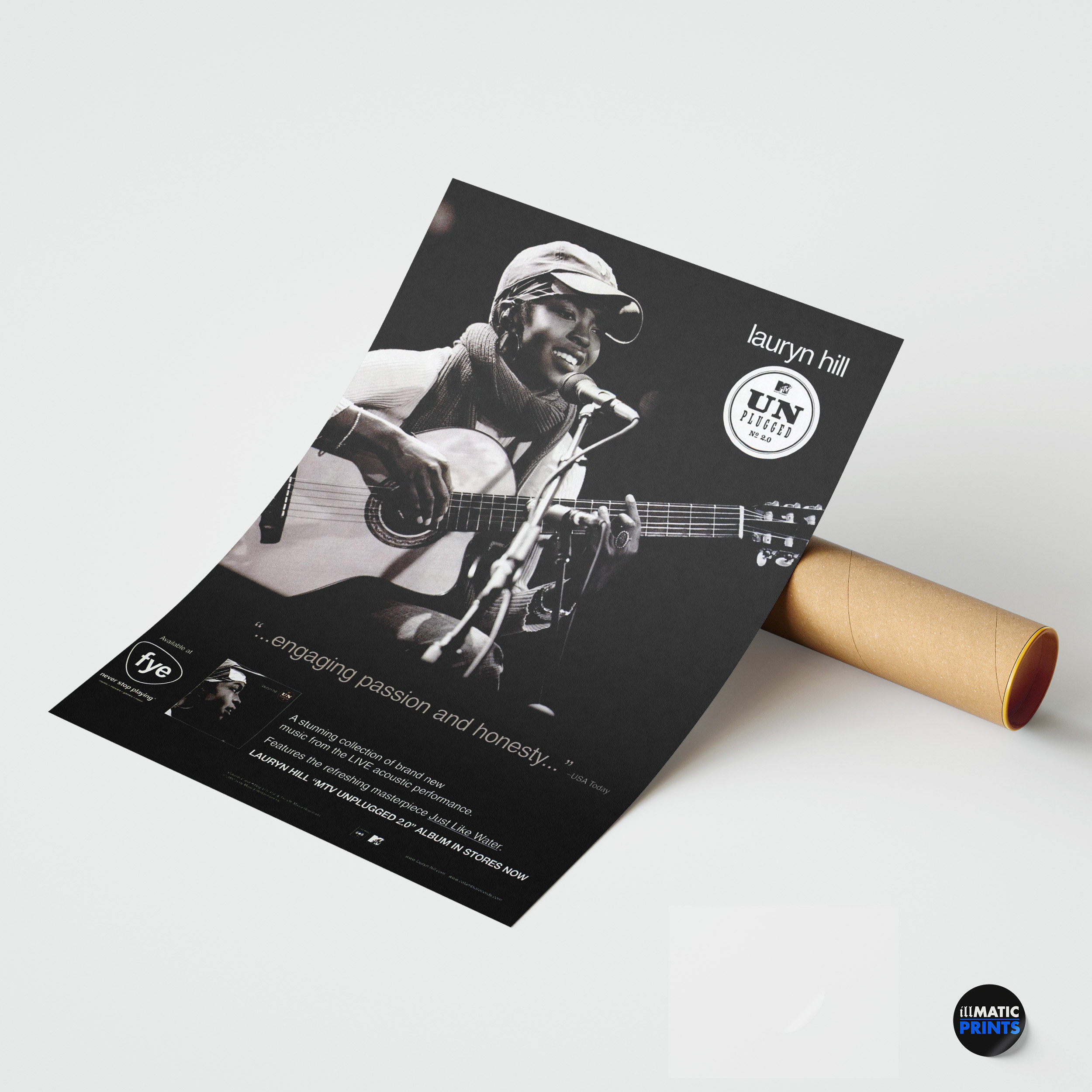 Rare Lauryn Hill - MTV Unplugged Poster - Digital Download
