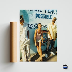 Selten - Lauryn Hill & The Fugess - Poster - Digital Download - Digitales Album Art Poster Download - 90s rnb - fugees
