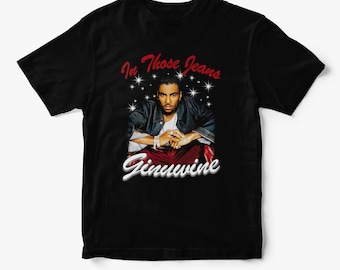 T-shirt graphique vintage Ginuwine, conception exclusive de style aérographe, légende R&B, musique des années 90, t-shirt RNB, t-shirt graphique hip hop vintage
