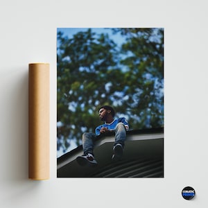 J. Cole - 2014 Forest Hills Drive - Extended Digital Album Art Poster Download - Wanddeko - Wandkunst - Tracklist Album