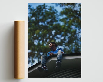 J. Cole 2014 Forest Hills Drive - erweitertes digitales Album Art Poster Download - Wand Dekoration - Wandkunst - Tracklist Album