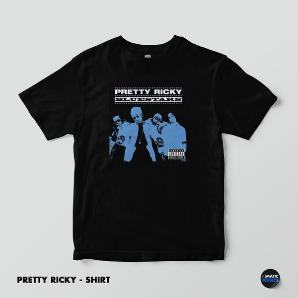 Pretty Ricky - Bluestars (2005) - Vintage Style Shirt - Vintage music shirt, y2k shirt, RNB shirt, R&B tee, hip hop graphic tee, Pleasure P