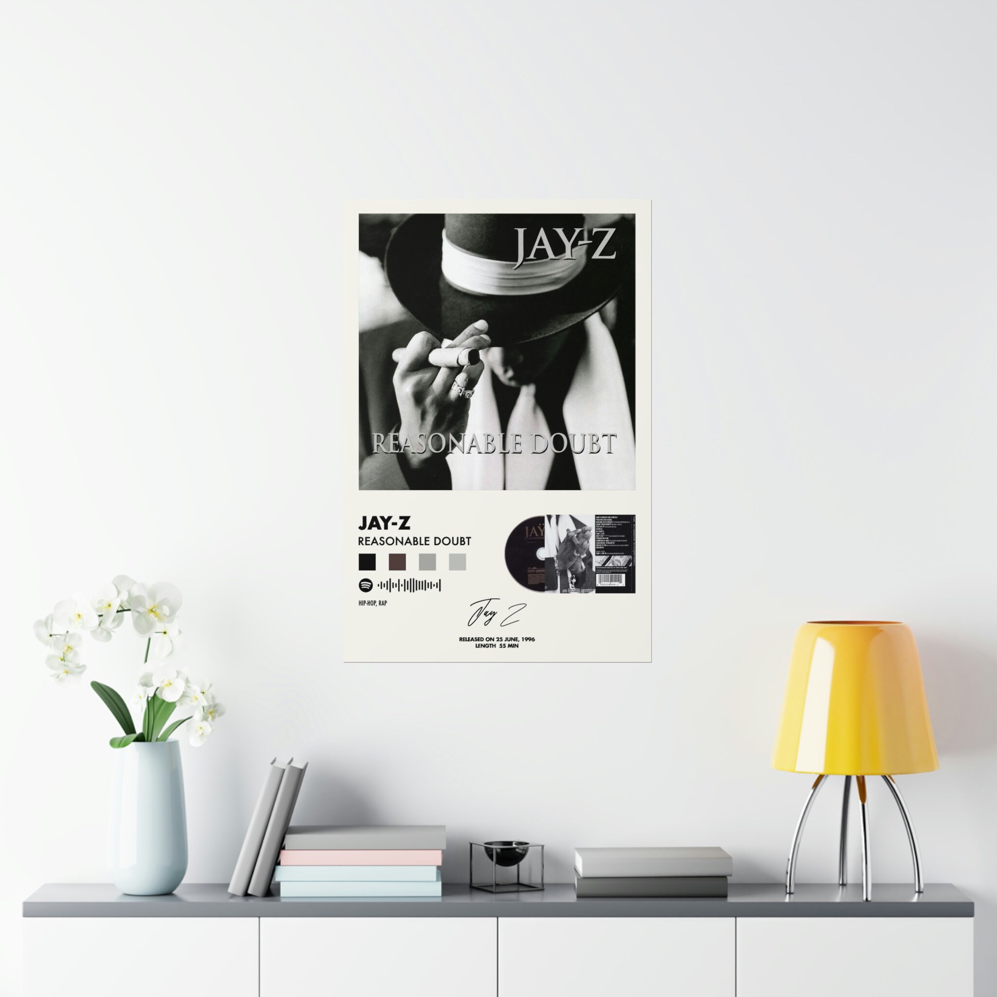 Jay Z - Reasonable Doubt - Album Cover Posters - Digital