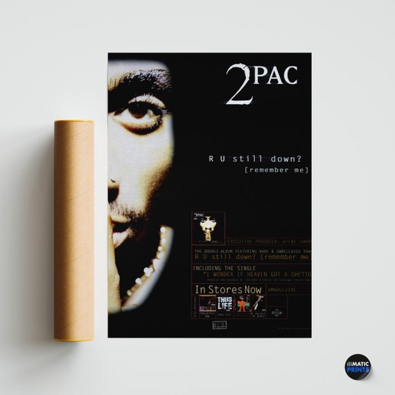 90s vintage poster「2 PAC」