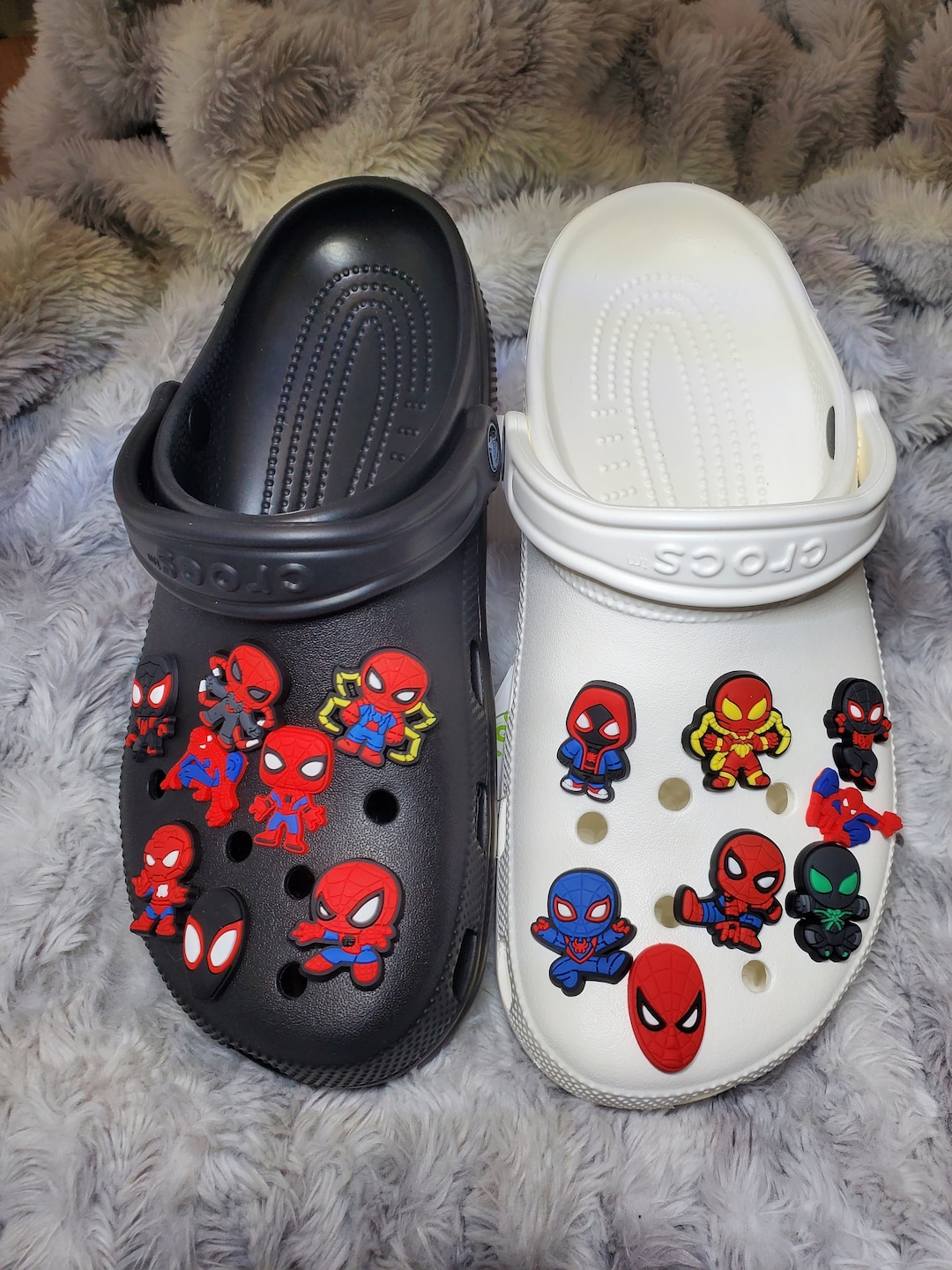 1pcs Marvel's Spider-Man series Croc Charms Designer for Shoe