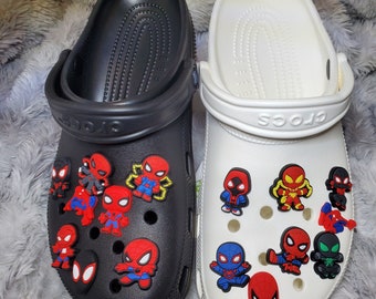 Charms, Etsy - Charms Charms, Spiderman Shoe Croc Croc Superhero