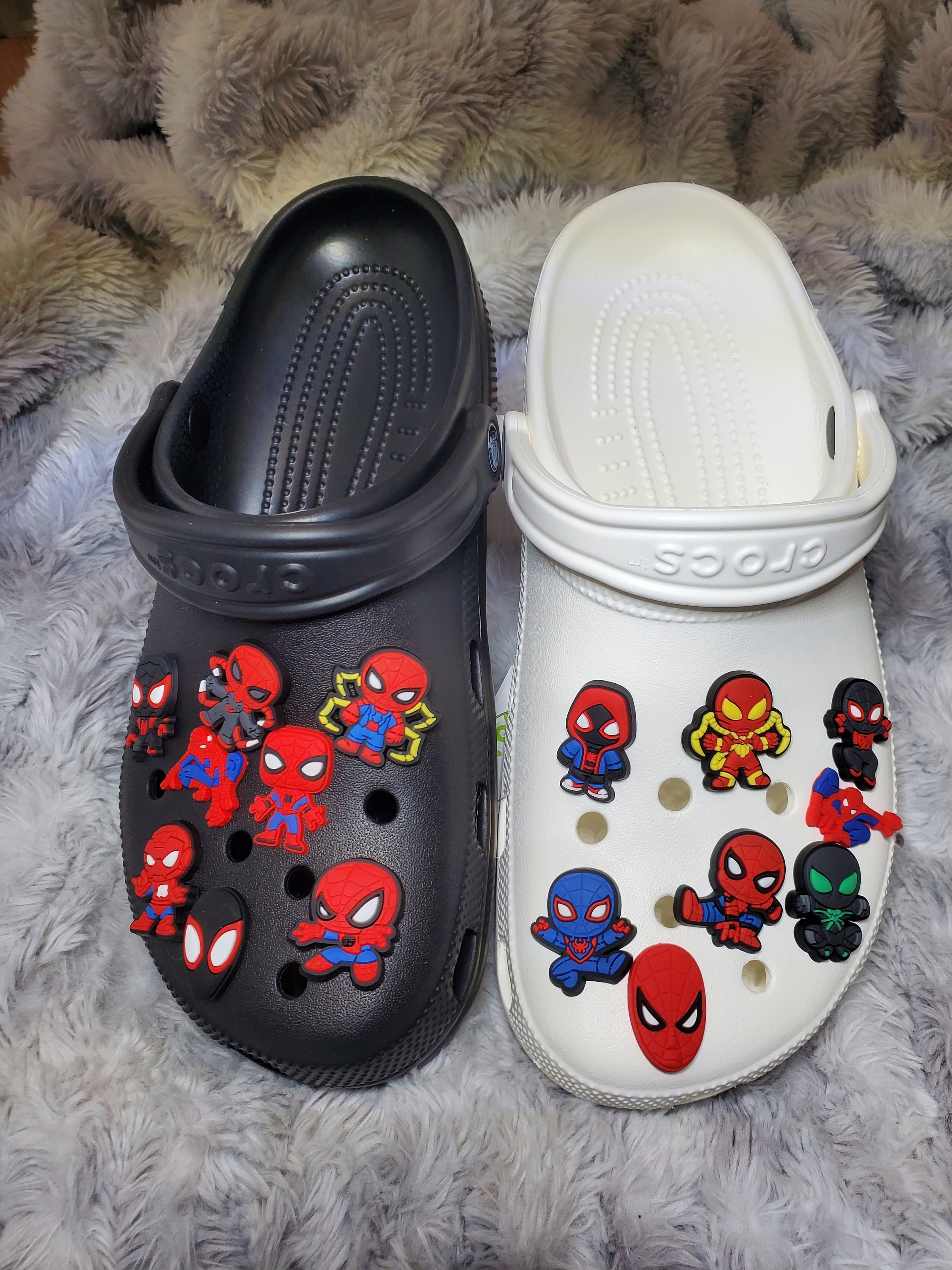 Spiderman Spidey Marvel Avengers style crocs charms shoe jibbitz superhero  croc clog charm jibbit