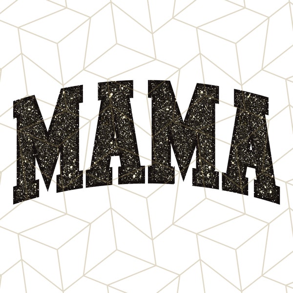 Faux Sequin Mama PNG Digital Design - Mama Sublimation - Sequin Alpha Png - Faux Letters - Trendy Christmas Png - Glitter Mama Design