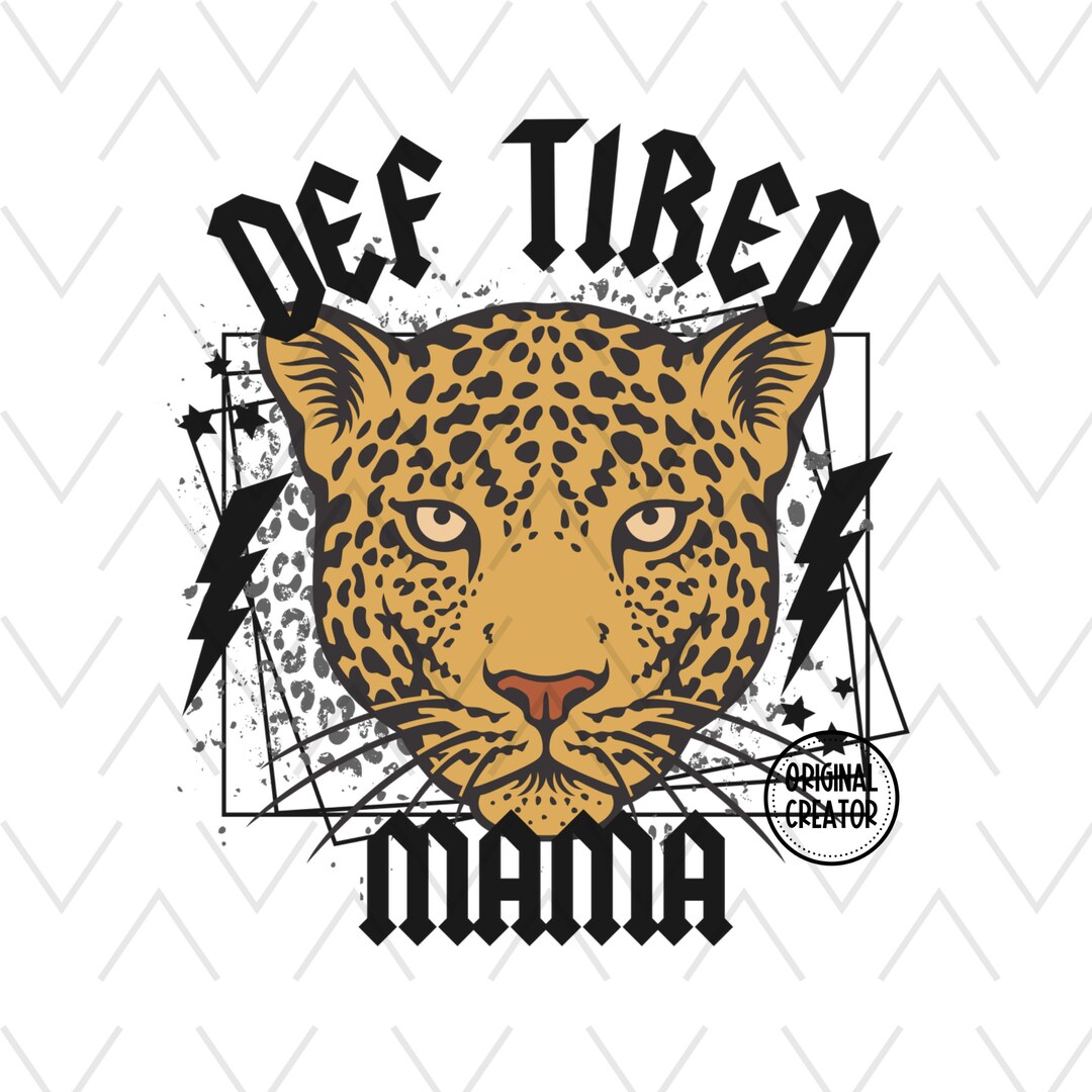 Def Tired Mama Png, Def Leopard Png, Lightning Png, Retro Png ...