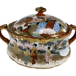 Vintage Japanese Porcelain Jar