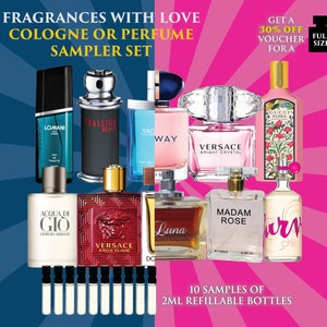 10 Womens Designer Fragrance sampler set All High End Perfume