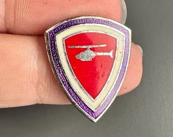 Helicopter FC Parry LTD enamel Metal lapel pin badge brooch