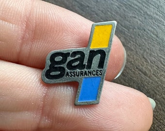 gan assurances Insurance Agencies French business enamel lapel pin badge brooch