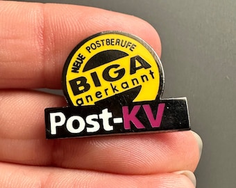 Neue postberrufe BIGA anerkannt Broche con insignia de Pin de solapa esmaltado Post-KV