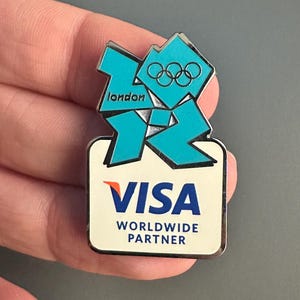 London 2012 Olympic Games Worldwide Partner Sponsor VISA Enamel