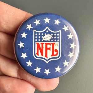 Vintage Tin NFL Sports Collectible lapel button Pin Badge National Football League