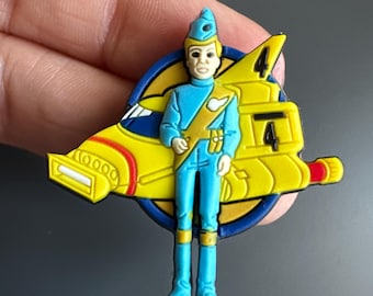 Thunderbirds Vintage Pin Badge, CHOOSE YOUR OWN, Vintage Carded