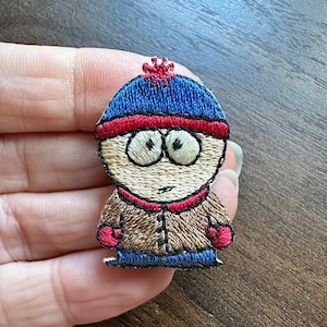 Broche con insignia de parche de solapa de tela Stan de South Park
