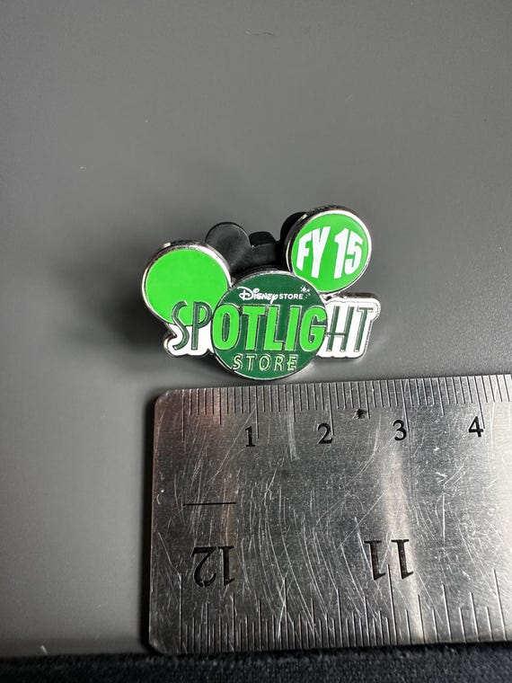FY 15 Disney Spotlight Store Cast Member Exclusive Mickey Mouse Trading Enamel Lapel Pin badge brooch View 4